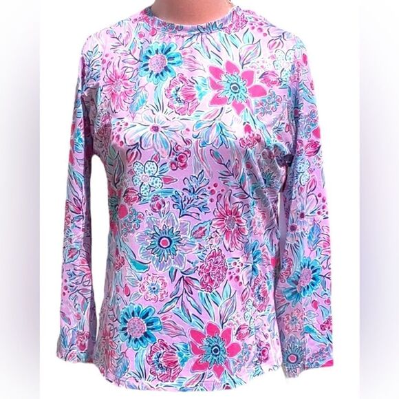 GOTTEX NWT GOLF AND TENNIS WEAR COOLING MOISTURE WICKING QUICK DRY TOP PURPLE - Picture 2 of 8